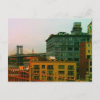 Le pont de Manhattan et l'Empire State Building