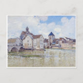 Carte Postale Le Pont de Moret, Alfred Sisley (Devant)
