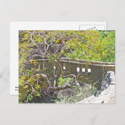 Carte Postale Le pont de pierre (Devant / Derrière)