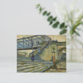 Carte Postale Le pont de Trinquetaille par Van Gogh (Debout devant)