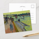 Carte Postale Le Pont de Trinquetaille | Vincent van Gogh<br><div class="desc">Le pont de Trinquetaille (1888) | Le pont de Trinquetaille (1888) de Vincent van Gogh dépeint une vue saisissante du pont de Trinquetaille à Arles, en France. Le tableau présente des touches audacieuses et expressives et des couleurs vives, mettant en valeur le style Post-impressionniste unique de Van Gogh. La composition...</div>