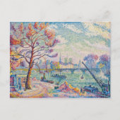 Carte Postale Le Pont Des Arts Paris | Paul Signac | (Devant)