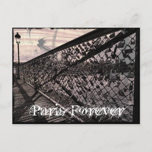 Carte Postale Le Pont des Arts - Pont de Lover (Devant)