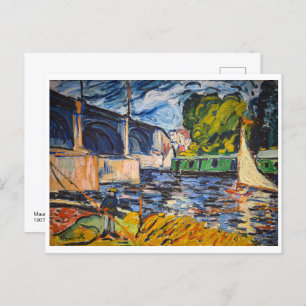 Carte Postale Le pont du Chatou   Maurice de Vlaminck  