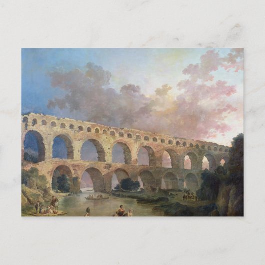 Carte Postale Le Pont du Gard, Nîmes, c.1786 (Devant)