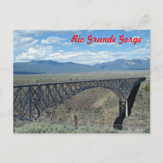 Carte Postale Le pont du Rio Grande (Devant)