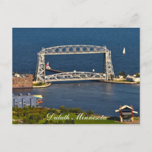 Carte Postale Le pont élévateur de Duluth Minnesota