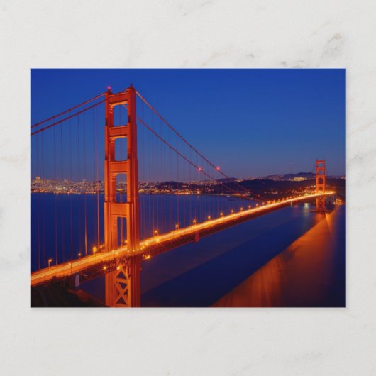 Carte Postale Le pont emblématique avec San Francisco (Devant)