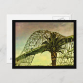 Carte Postale Le Pont, Pendant Que Le Soleil Traverse (Devant / Derrière)