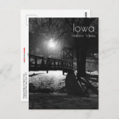 Carte Postale Le Pont Qui Tourne À Ames Iowa (Devant / Derrière)