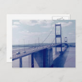 Carte Postale Le pont Severn d'août (années 1970) (Devant / Derrière)