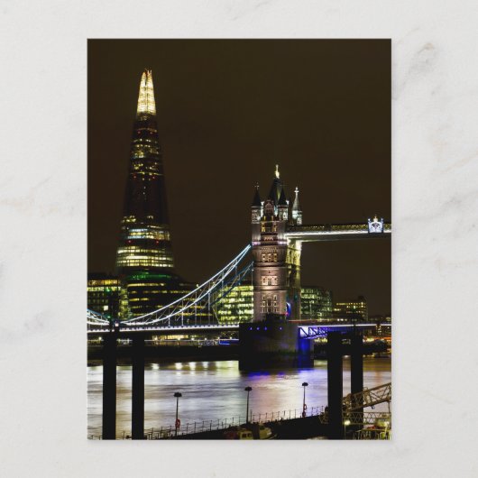 Carte Postale Le pont Shard et Tower (Devant)