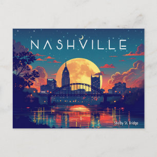 Carte Postale Le pont Shelby Street de Nashville