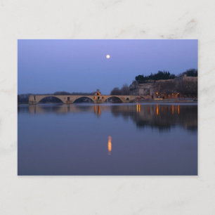 Carte Postale Le pont St. Benezet à Avignon sur le