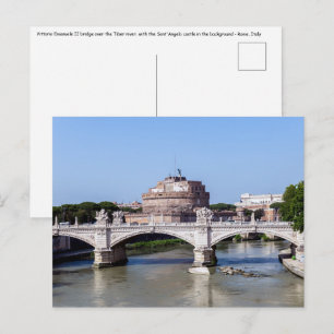 Carte Postale Le pont Vittorio Emanuele II et le château Saint-A