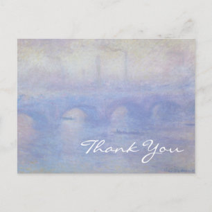 Carte Postale Le pont Waterloo de Monet