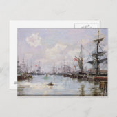 Carte Postale Le Port (Devant / Derrière)