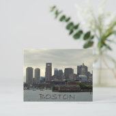 CARTE POSTALE LE PORT DE BOSTON (Debout devant)