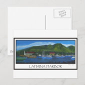 Carte Postale Le port de Lahaina (Devant / Derrière)