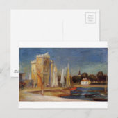 Carte Postale Le Port de Rochelle par Pierre-Auguste Renoir (Devant / Derrière)