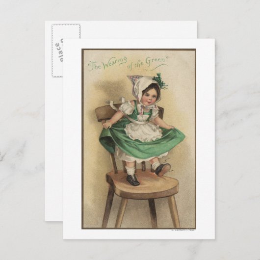 Carte Postale Le port du vert (Devant / Derrière)