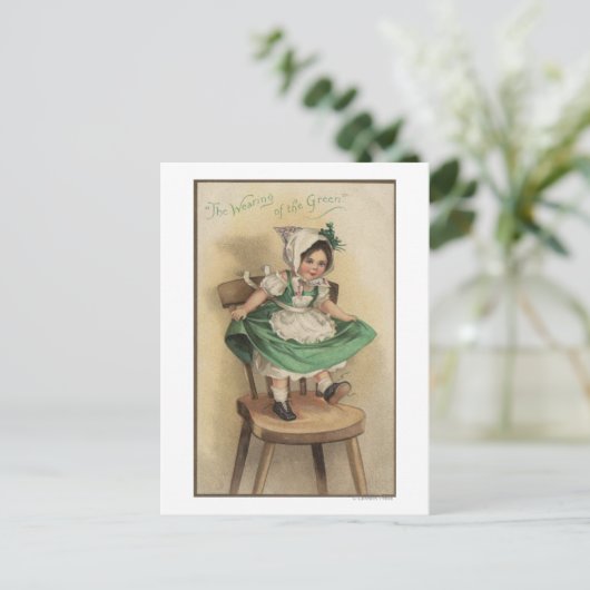 Carte Postale Le port du vert (Debout devant)