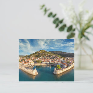 Carte Postale Le port historique de Nafpaktos, Grèce