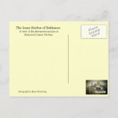 Carte Postale Le port intérieur de Baltimore (Dos)