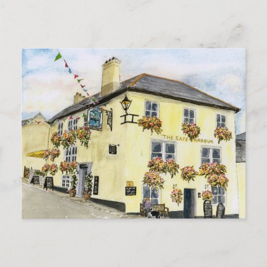 Carte postale 'Le Port Sécurisé' (Devant)