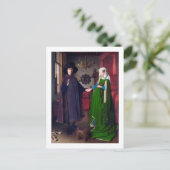 Carte Postale Le portrait Arnolfini, Jan van Eyck (Debout devant)