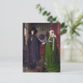 Carte Postale Le portrait d'Arnolfini par Jan van Eyck (Debout devant)