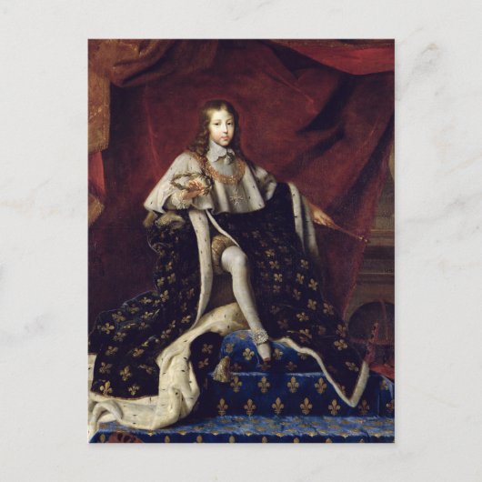 Carte Postale Le portrait de Louis XIV a vieilli 10, 1648 (Devant)