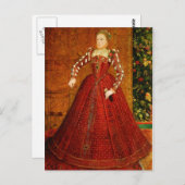 Carte Postale Le portrait Hampden d'Elizabeth I d'Angleterre (Devant / Derrière)