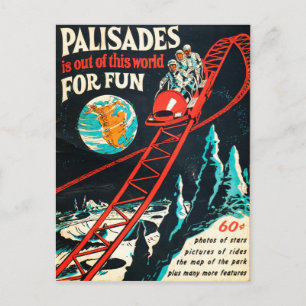 Carte Postale Le poster vintage des Palisades