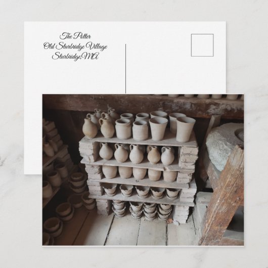 Carte Postale le potier (Devant / Derrière)