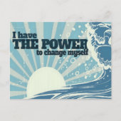 Carte Postale "Le pouvoir de changer" Motivation Affirmation (Devant)