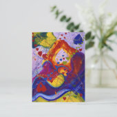 Carte Postale Le pouvoir de l'amour, souterrain, Coeurs, Abstrai (Debout devant)