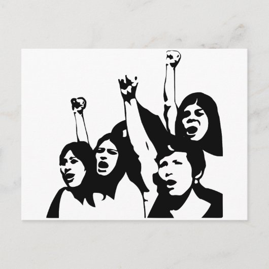 Carte Postale Le pouvoir des femmes (Devant)