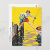 Carte Postale Le Prédicament, 1955 (Devant / Derrière)