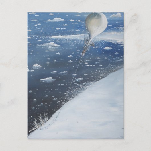 Carte Postale Le premier Aeronaut du capitaine Scott Antarctica. (Devant)