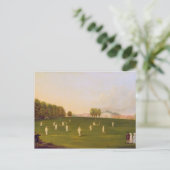 Carte Postale Le premier match grand du cricket a joué par des (Debout devant)