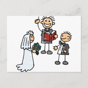 Carte Postale Le Premier Ministre Révérend Cérémonie Mariage