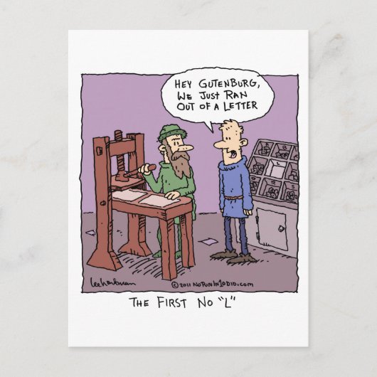 Carte Postale Le premier non "L" (Devant)