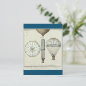 Carte Postale Le premier parachute de Jacques Garnerin (Debout devant)