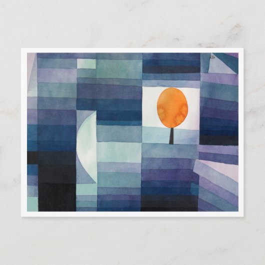 Carte Postale Le Présage de l'Automne (1922) par Paul Klee (Devant)