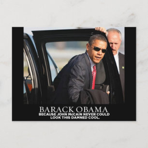 CARTE POSTALE LE PRÉSIDENT BARACK OBAMA