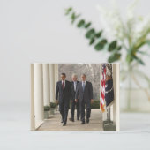 Carte Postale Le président Barack Obama et les anciens président (Debout devant)