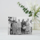Carte Postale Le président Coolidge et Tom Mix avec leurs femmes (Debout devant)