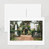 Carte Postale Le président de la tombe George Washington Mt. Ver (Devant / Derrière)