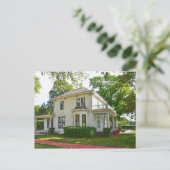 Carte Postale Le Président Eisenhower Boyhood Home Abilene, Kans (Debout devant)